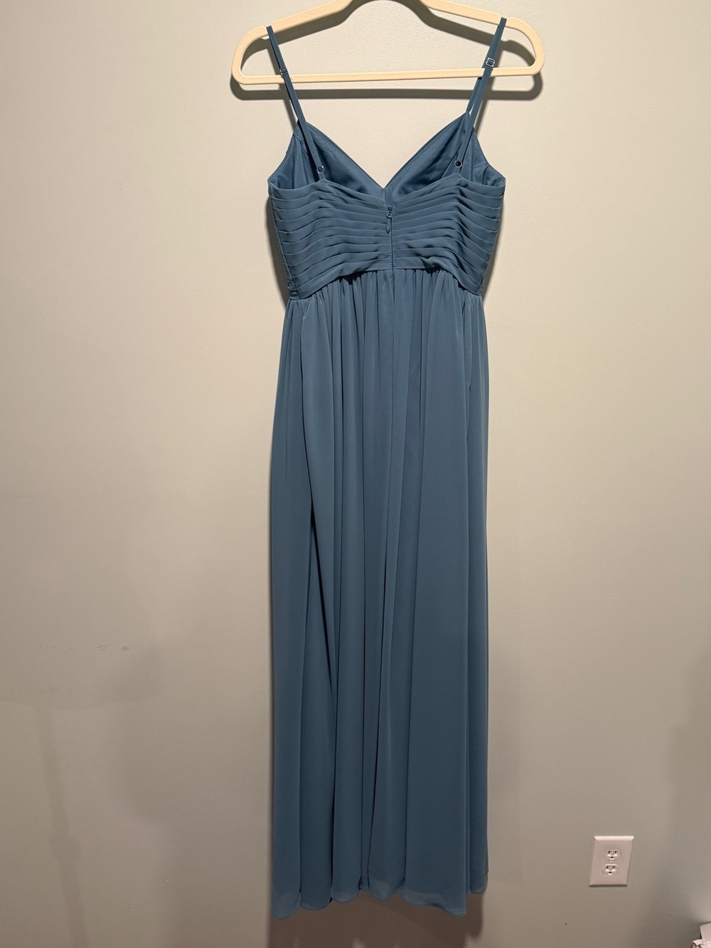 Azazie Blue Bridesmaid Dress - Picture 3 of 4